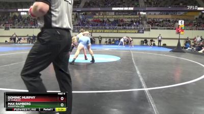 197 lbs Cons. Round 3 - Max Ramberg, Augustana (SD) vs Dominic Murphy, St. Cloud St.