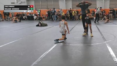 56 lbs Round 3 (4 Team) - William Johnson, Brecksville vs Cale Hinkle, Rising Kingz