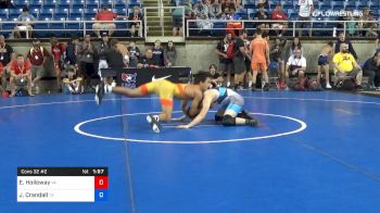 120 lbs Cons 32 #2 - Evan Holloway, Virginia vs Jackson Crandall, Texas