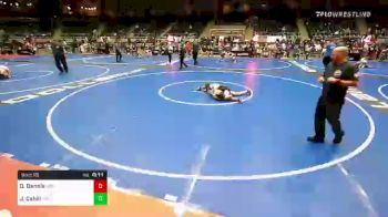 88 lbs Semifinal - Kameron Bedel, Spatola Wrestling vs Weston Borgers, X-Calibur