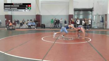 157 lbs Consi Of 16 #1 - Jamisen Cologione, Presbyterian vs Omaury Alvarez, North Carolina