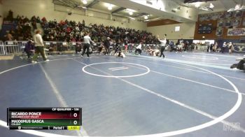 126 lbs Quarterfinal - Ricardo Ponce, Redlands East Valley vs Maxximus Gasca, Colony