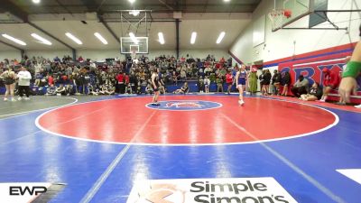 102 lbs Quarterfinal - Abygail Acker, Broken Arrow Girls vs Charley Novosad, Bixby JH Girls