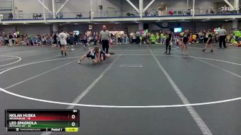 84 lbs Round 4 (8 Team) - Nolan Huska, Roughhouse vs Leo Spagnola, Ruthless WC