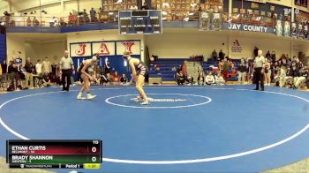 113 lbs Semis & Wb (16 Team) - Ethan Curtis, Bellmont vs Brady Shannon, Western