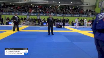 RENE EDUARDO LOPEZ vs CARLOS ALBERTO OLIVEIRA DA SILVA 2020 European Jiu-Jitsu IBJJF Championship