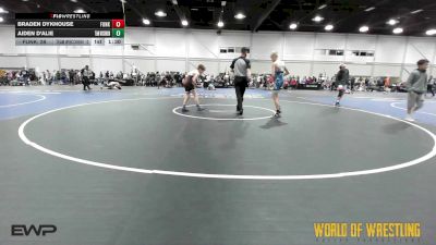 92 lbs 5th Place - Braden Dykhouse, Funky Singlets 12U vs Aiden D'Alie, Team Wisconsin 12U