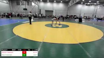 141 lbs Rr Rnd 3 - Aaron Coleman, Bloom vs Ben Freeman, Buff