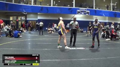 174 lbs Cons. Round 4 - Noah Lucas, Andrew College vs Tim Dunn, Andrew College