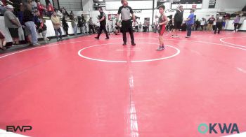 52 lbs Consi Of 8 #2 - Brooks Barnes, Verdigris Youth Wrestling vs Maverick Schadegg, Skiatook Youth Wrestling
