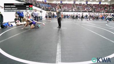 70 lbs Consolation - Tanion Green, Harrah vs Hendrix Henley, Chickasha Youth Wrestling