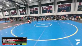 120 lbs Semifinal - Pedro Gutierrez, 512 Outlaw Wrestling vs Cody (Cayden) Welch, Legacy Wrestling Club