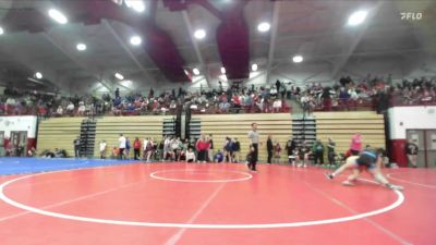 125 lbs Champ. Round 2 - Kahlyn Fouty, Whiteland vs Raegan Quattlebaum, Monroe Central