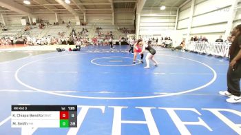 165 lbs Rr Rnd 3 - Kaylee Chiapa Bendito, OBWC Bazooka Girls vs Mary Smith, The Fort Hammers