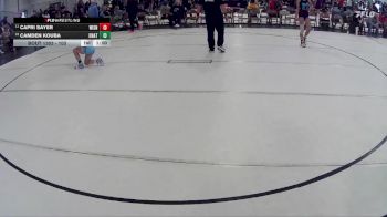 103 lbs Cons. Round 5 - Camden Kouba, Concordia Wrestling Club vs Capri Sayer, 308 Wrestling Academy
