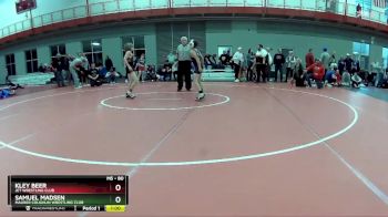 80 lbs 7th Place Match - Samuel Madsen, Maurer Coughlin Wrestling Club vs Kley Beer, Jet Wrestling Club