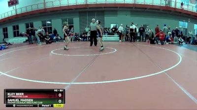 80 lbs 7th Place Match - Samuel Madsen, Maurer Coughlin Wrestling Club vs Kley Beer, Jet Wrestling Club