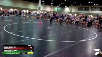 106 lbs Round 2 (6 Team) - Brendon Clark, Florida Pitbulls vs David Bowman, Mooresville