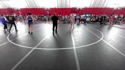 165 lbs Round 1 - Trinity Cothran, Stateline Stingers Wrestling Club vs Kylie Williams, Brown Deer Jr Falcons Wrestling Club