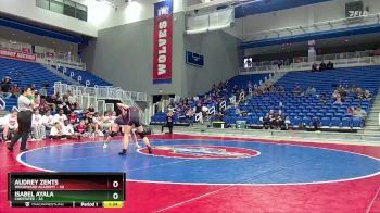 145 lbs 2nd Wrestleback (16 Team) - Audrey Zents, Woodward Academy vs Isabel Ayala, Chestatee