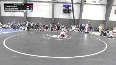 Junior FS - 144 lbs Champ. Round 2 - Oliver Russell, Riverhawk Wrestling Academy vs Samuel Irizarry, Lake Stevens Wrestling Club