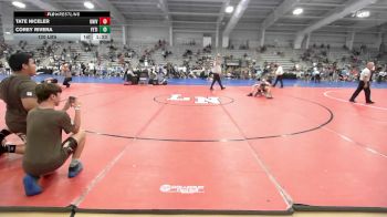 120 lbs Rr Rnd 1 - Tate Niceler, University Hawks Wrestling Club vs Corey Rivera, Yeti: Special Forces