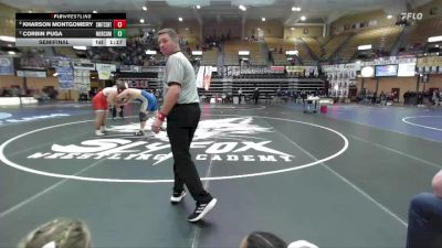 285 lbs Semifinal - Kharson Montgomery, Smith Center Hs vs Corbin Puga, Norton Community Hs