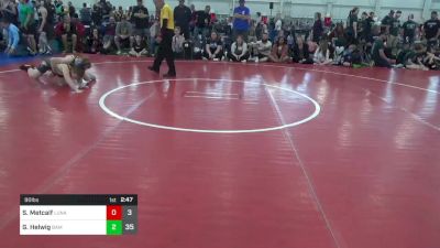 90 lbs Round 1 - Spencer Metcalf, Lunatics vs Gunner Helwig, BAM Training Center