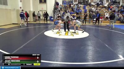 115 lbs Cons. Round 3 - Vann Thomas, Reeltown vs Adam Minchew, W. S. Neal