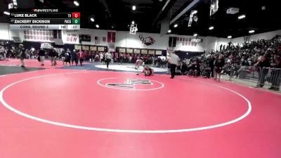 126 lbs Cons. Round 3 - Luke Black, Temecula Valley vs Zackery Dickison, Pacifica (Garden Grove)