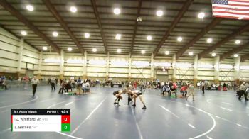 120 lbs 5th Place Match - Joseph Whitford, Jr., Westlake vs Logan Barnes, Dillon Wrestling Club