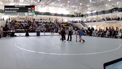 165 lbs 2nd Wrestleback (16 Team) - Malachi Riley, Eastside Hs vs Mark McAlister, Locust Grove