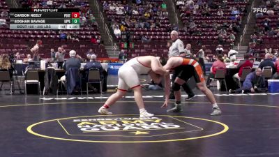285 lbs First Round - Carson Neely, Port Allegany vs Eoghan Savage, Upper Dauphin