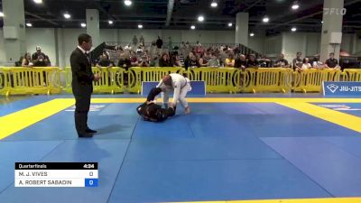 MARK J. VIVES vs ANGELO ROBERT SABADIN 2023 American National IBJJF Jiu-Jitsu Championship