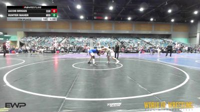 160 lbs 7th Place - Jacob Briggs, Elk Grove vs Hunter MAHER, Middleton Wrestling Club