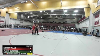 144 lbs Champ. Round 3 - Fabian Gutierrez, Barry Goldwater High School vs Vincent Tullie, St. Johns