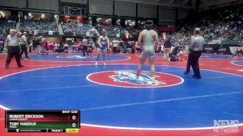 1A-190 lbs Semifinal - Toby Maddux, Trion vs Robert Erickson, Lamar County