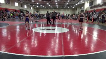 110 lbs Round 1 - Kegan Brown, Siouxland Wrestling Academy vs Remington Posterick, LITTLE FALLS