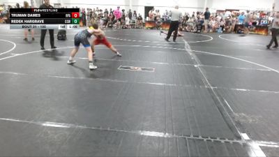 105 lbs 1st Place Match - Redek Hargrave, Chicken Coop Wrestling vs Truman Dames, Riot Performance Academy