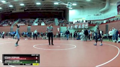 90 lbs Cons. Round 2 - Joshua Carter, Rick Larsen Wrestling Club vs Ethan Morgan, Franklin Central Wrestling Club