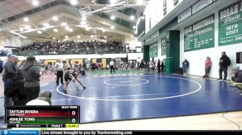 124 lbs Cons. Round 3 - Ashlee Yung, Vallivue vs Taytum Rivera, Sage Valley