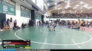 119 lbs Cons. Round 3 - Abby Diaz, Middleton vs Aspen Pugmire, Kuna