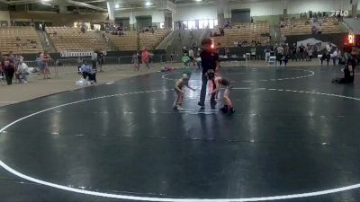 50 lbs Cons. Semi - Leo Hodge, Commanders WC vs Cameron Arnott, Seymour Youth Wrestling Club