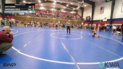 52-57 lbs Rr Rnd 1 - Kate Robins, Raw Wrestling Club vs Makinleigh Mock, Blackwell Wrestling Club