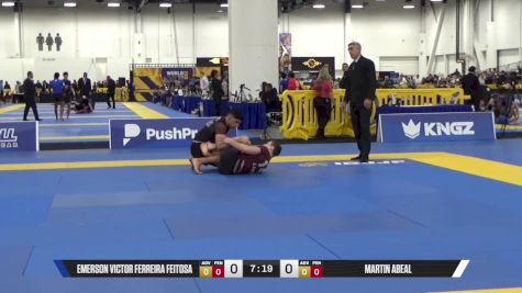 MARTIN ABEAL vs EMERSON VICTOR FERREIRA FEITOSA 2025 World IBJJF Jiu-Jitsu No-Gi Championship