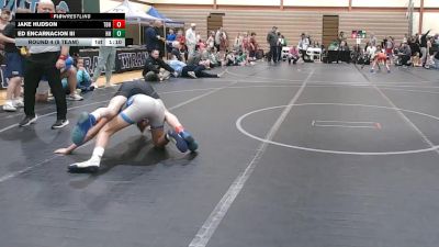 100 lbs Round 4 (8 Team) - Ed Encarnacion III, Headhunters vs Jake Hudson, Team Blue Hen