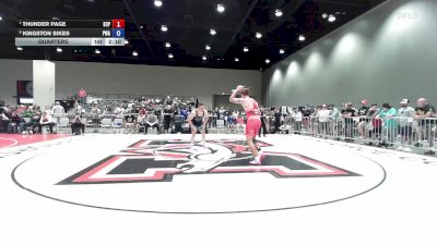 165 lbs Quarters - Thunder Page, South Central Punishers vs Kingston Sikes, Primal Wrestling Academy