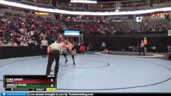 285 lbs Quarterfinal - Angelo Falise, Grandview vs Luke Sandy, Legend