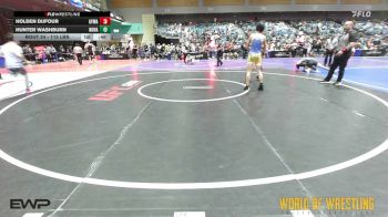 115 lbs Round Of 64 - Holden Dufour, Anchorage Youth Wrestling Academy vs Hunter Washburn, North Valleys