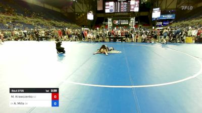 126 lbs Cons 32 #2 - Matthew Krawczenko, AZ vs Antonio Mills, GA